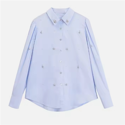 Копринена риза с мъниста